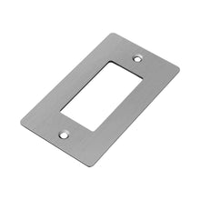 Load image into Gallery viewer, Wall Plate in Steel/Without Logo (1-Gang).
