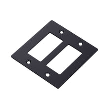 Load image into Gallery viewer, Wall Plate in Black/Without Logo (2-Gang).
