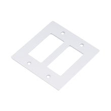Load image into Gallery viewer, Wall Plate in White/Without Logo (2-Gang).
