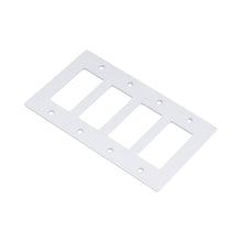 Load image into Gallery viewer, Wall Plate in White/Without Logo (4-Gang).

