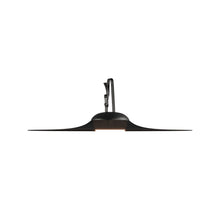 Load image into Gallery viewer, Bloom Outdoor LED Pendant Light in Black (Medium).

