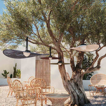 Load image into Gallery viewer, Bloom Outdoor LED Pendant Light in Outside Area.
