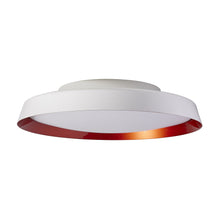 Load image into Gallery viewer, Boop! LED Flush Mount Ceiling Light in White/Terracotta Metallic (Large).
