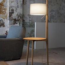 Load image into Gallery viewer, Carla Floor Lamp in living room.
