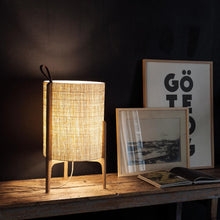 Load image into Gallery viewer, Greta-Battery LED Table Lamp in living room.
