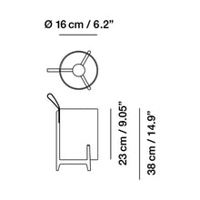 Load image into Gallery viewer, Greta-Battery LED Table Lamp in Detail.
