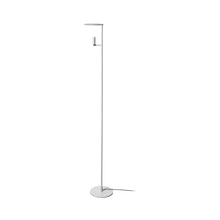Load image into Gallery viewer, Kelly LED Floor Lamp in White/Nickel.
