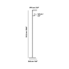 Load image into Gallery viewer, Kelly LED Floor Lamp - line drawing.
