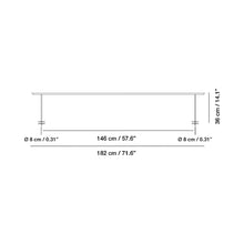 Load image into Gallery viewer, Lineal Biblo LED Table Lamp - line drawing.
