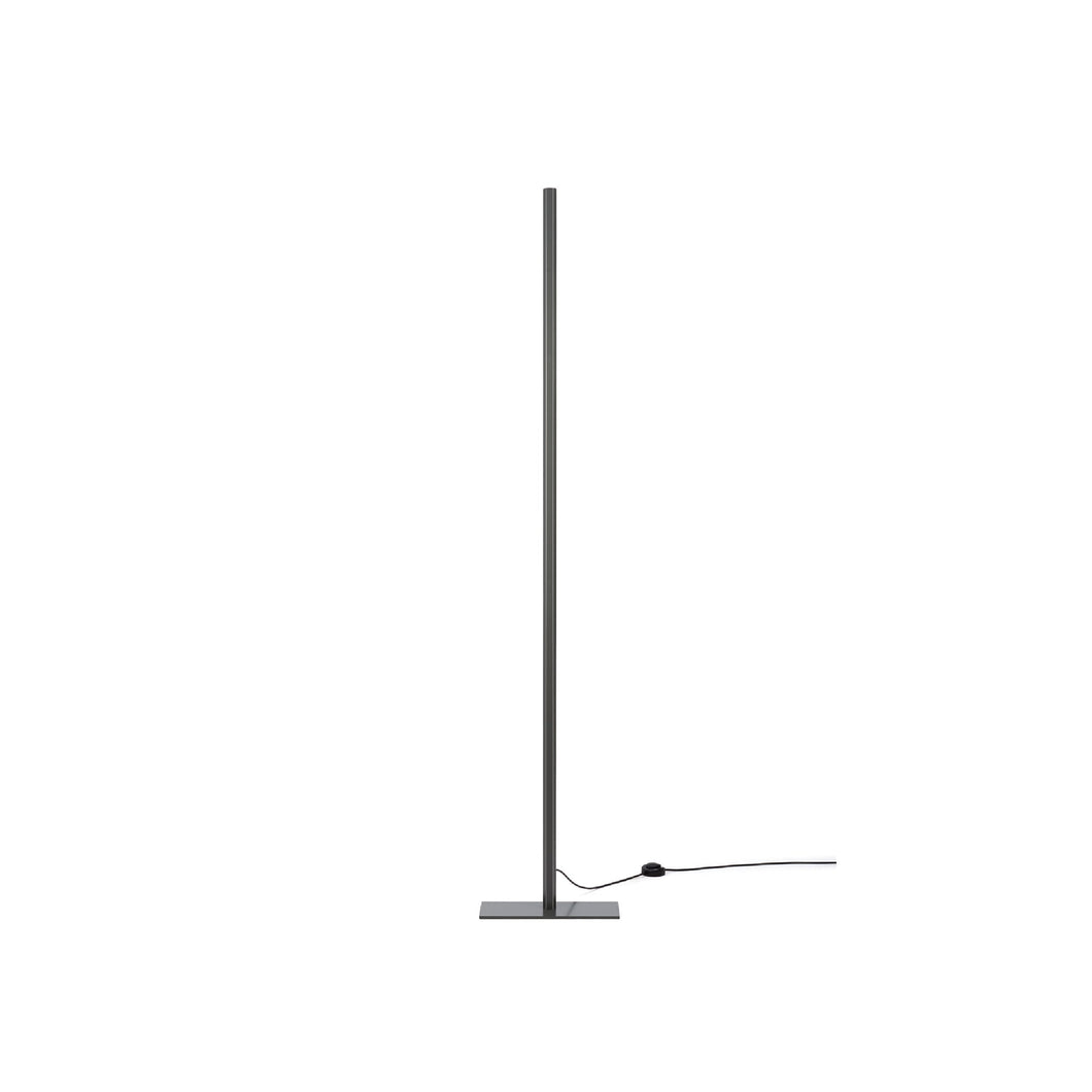 Lineal LED Floor Lamp in Black.