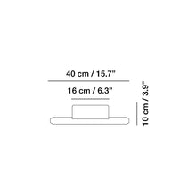Load image into Gallery viewer, Lineal LED Wall Light - line drawing.
