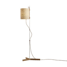 Load image into Gallery viewer, Magnetic Floor Lamp in Nacre/Natural Oak/Saguran.
