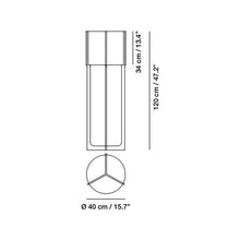 Load image into Gallery viewer, Nirvana Floor Lamp - line drawing.
