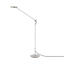 Load image into Gallery viewer, Tema LED Floor Lamp in Matt Nickel.
