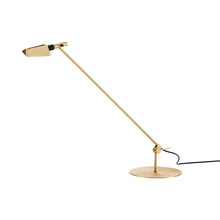 Load image into Gallery viewer, Tema LED Table Lamp in Satin Gold.
