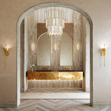 Load image into Gallery viewer, Azzurra LED Wall Light in bathroom.
