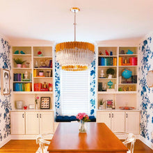 Load image into Gallery viewer, Charisma Chandelier in dining room.

