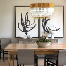 Load image into Gallery viewer, Charisma Chandelier in dining room.
