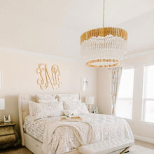 Load image into Gallery viewer, Charisma Chandelier in bedroom.
