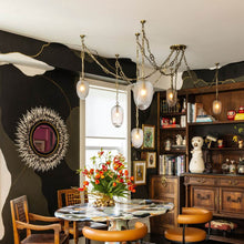 Load image into Gallery viewer, Daith Chandelier in living room.
