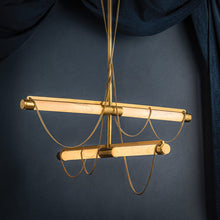 Load image into Gallery viewer, Lariat LED Chandelier in Detail.

