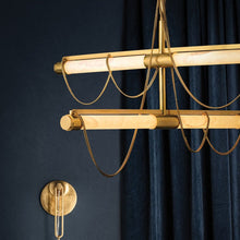 Load image into Gallery viewer, Lariat LED Chandelier in Detail.
