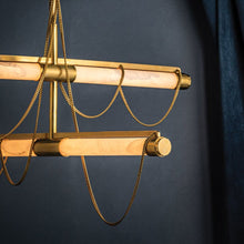 Load image into Gallery viewer, Lariat LED Chandelier in Detail.
