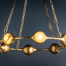 Load image into Gallery viewer, Riviere LED Chandelier in Detail.
