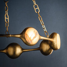 Load image into Gallery viewer, Riviere LED Chandelier in Detail.
