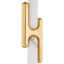Load image into Gallery viewer, Rosalba LED Wall Light in Detail.
