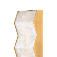 Load image into Gallery viewer, Tanzanite LED Wall Light in Detail.
