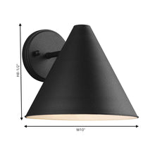 Load image into Gallery viewer, Crittenden Outdoor Wall Light - line drawing.

