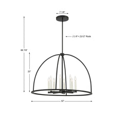 Load image into Gallery viewer, Abbott Chandelier - line drawing.

