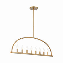 Load image into Gallery viewer, Abbott Linear Chandelier in Detail.
