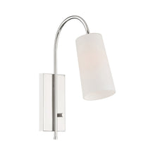 Load image into Gallery viewer, Alexa Wall Light in Polished Nickel.
