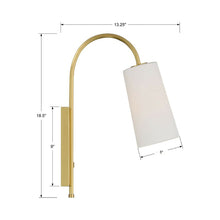 Load image into Gallery viewer, Alexa Wall Light - line drawing.
