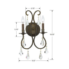 Load image into Gallery viewer, Ashton Wall Light - line drawing.
