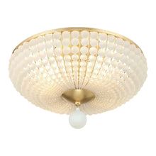 Load image into Gallery viewer, Bella Semi Flush Mount Ceiling Light in Antique Gold (4-Light).
