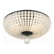 Load image into Gallery viewer, Bella Semi Flush Mount Ceiling Light in Matte Black (4-Light).
