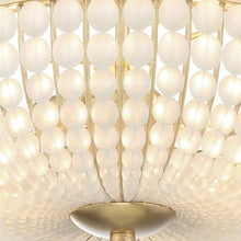 Load image into Gallery viewer, Bella Semi Flush Mount Ceiling Light in Detail.

