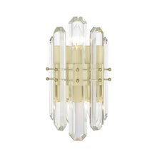 Load image into Gallery viewer, Bolton Wall Light in Aged Brass.
