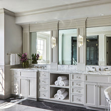 Load image into Gallery viewer, Bolton Wall Light in bathroom.
