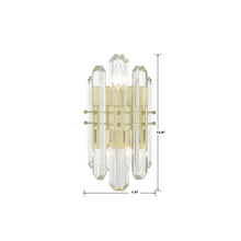 Load image into Gallery viewer, Bolton Wall Light - line drawing.
