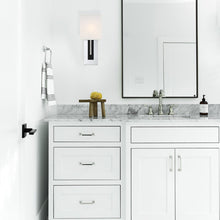 Load image into Gallery viewer, Brent Wall Light in bathroom.
