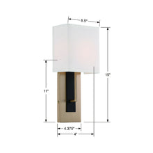 Load image into Gallery viewer, Brent Wall Light - line drawing.
