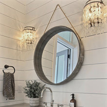 Load image into Gallery viewer, Brielle Wall Light in bathroom.
