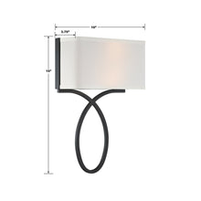 Load image into Gallery viewer, Brinkley Wall Light - line drawing.
