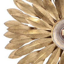 Load image into Gallery viewer, Broche Flower Wall Light in Detail.
