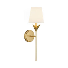 Load image into Gallery viewer, Broche Wall Light in Antique Gold (1-Light).
