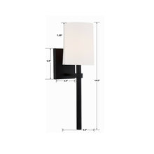 Load image into Gallery viewer, Bromley Wall Light - line drawing.
